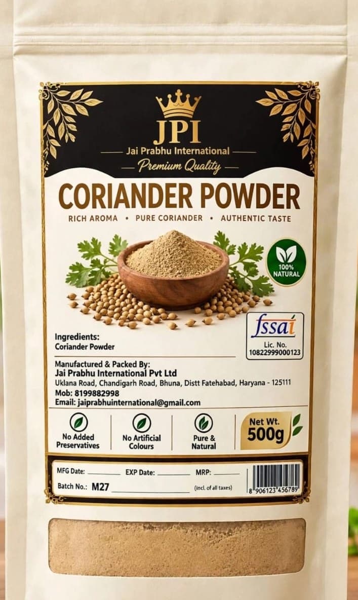 JPI Coriander Powder 500g pouch