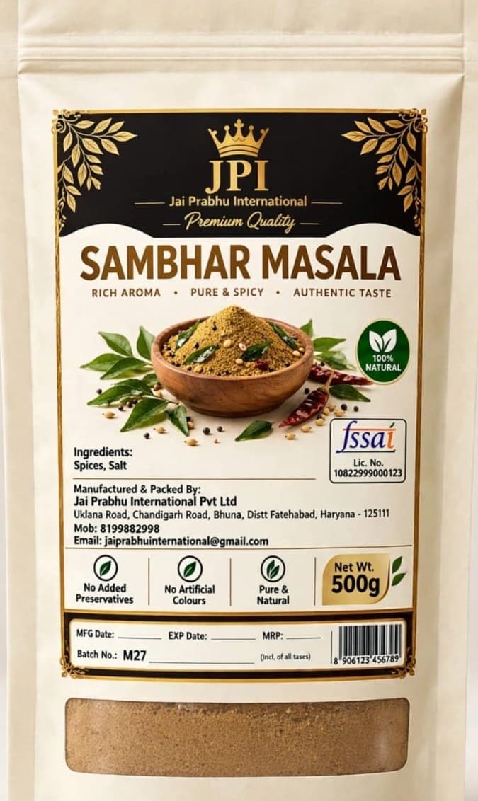 JPI Sambhar Masala 500g pouch